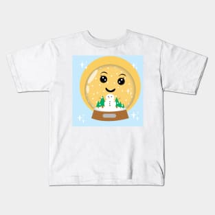 Holiday Snow Globe Kids T-Shirt